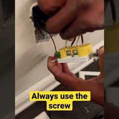 Tips from a pro: How to wire an outlet / plug #diy #electrician #learn #home #teach #reno #hgtv #tip