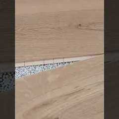 Easy to install floating flooring system. Oak Engineered wood floor. Click lock #diy #home
