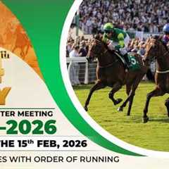 LRC Live  - 24th Day Lahore Winter Meeting 2025-2026 | 15 February, 2026 #horse #race #horserace