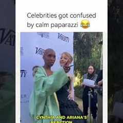 celebrities got confused by calm paparazzi 😭😭 #celebrity #paparazzi