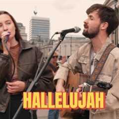 She JOINED to Sing ‘Hallelujah’ and the Whole Street STOPPED to Listen | Leonard Cohen - Hallelujah