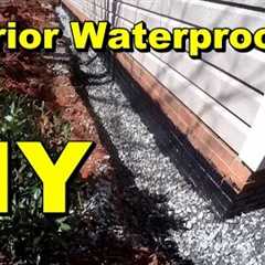 Exterior Waterproofing, Complete How To for Do It Yourself Homeowners, by Apple Drains