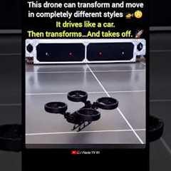 This Drone Transforms From Car to Flying Machine 🚁