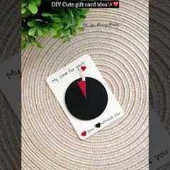 Handmade card for your loved ones | easy gift card ideas #diy #craft #handmade #giftideas #couple