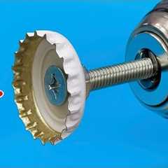 Just attach a bottle cap to a hand drill and you won’t believe the incredible results!