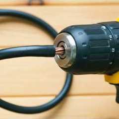 Just insert an electric wire into the Drill. Billions of people don't know this secret!