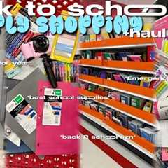 BACK TO SCHOOL SUPPLIES SHOPPING ￼+ HAUL 2025 | target, hygiene kit, vlog + more!