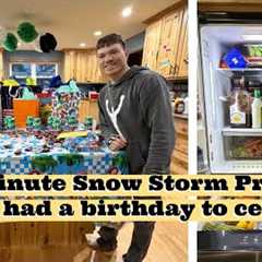 Snowstorm Grocery Haul & Birthday Shopping for Josh — We Had to Grab EVERYTHING Before the..