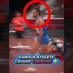 Olympian caught cheating 👀  #sports #olympics #sprinting #track #trackandfield