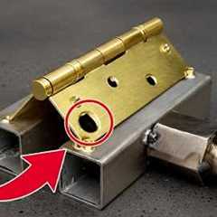 This invention could change everything! It transforms door hinges into million-dollar tools.
