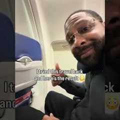 When travel hacks go wrong 😑 #vacation #humor #travelhacks #fail