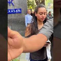 Nysa Devgan Ignores Paparazzi, walks past without posing #shorts #nysadevgan