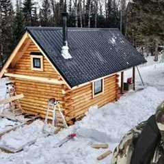 Bathroom Addition, Bird Feeder, Outhouse Completed |EP94| Log Cabin Build on Off-Grid Homestead