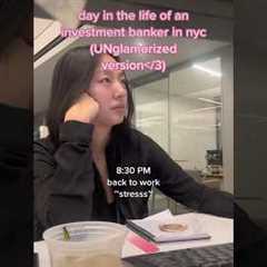 Day in the life of an investment banker in NYC #investmentbanking #wallstreet #investmentbanker #nyc