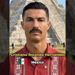 What If Cristiano Ronaldo Was Born In Different Countries? 🌍⚽🤔 AI Imagines how he would look like