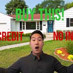 How to Buy a Rental Property with NO Income and NO Credit #Shorts