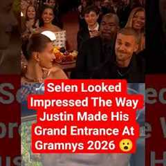 Fans Think Selena Looked Impressed 😮 By Justin’s Grand Entrance At GRAMMYs 2026!