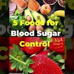 5 Best Foods to Control Diabetes and Lower Blood Sugar # shorts