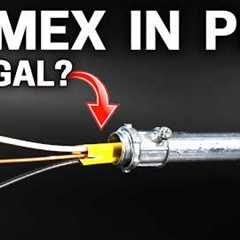 #1 DIY Electric Mistake - Can you use Romex Wire in Conduit?