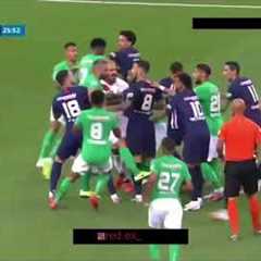 Psg vs St Etienne fight scene💥| Mbappe injury| PSG vs St Etienne| 25-07-2020 Coupe de France Final|