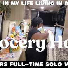 Van Life: Grocery and Shopping Haul on a Budget | Running Errands | Solo Female Full-Time Traveler 