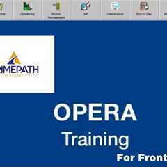 OPERA Training for Front desk Receptionist | Essential skills for hospitality career #opera #hotel