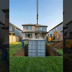 I built A secret Underground Bunker in my Backyard