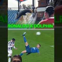 Cristiano Ronaldo Reacts to Unreal Dolphins Bicycle Kick 🤯🔥 #football #edit #ronaldo #football