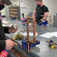 Pipe Skills on our Introduction to Plumbing Courses!