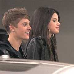 Justin Bieber And Selena Gomez Leaving L.A. Live [2011]