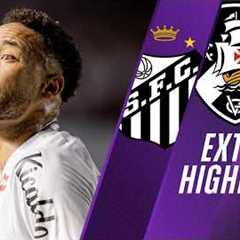 Santos vs Vasco da Gama 2-1 | Game Highlights | #Brasileirao2026