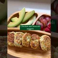 Baby led weaning + toddler food | Chicken and broccoli nuggets. Recipe 👉🏻 www.ashleighcooks.com.au