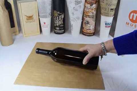 How to wrap a wine bottle By PPOVA.com