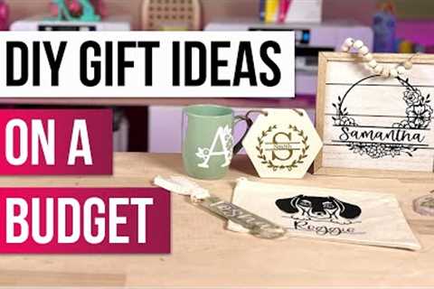 🤑 DIY Personalized Budget Gift Ideas with Cricut for 2023