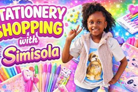 Simisola Goes Stationery Shopping 🛍️✨ (She Found the CUTEST Supplies!)