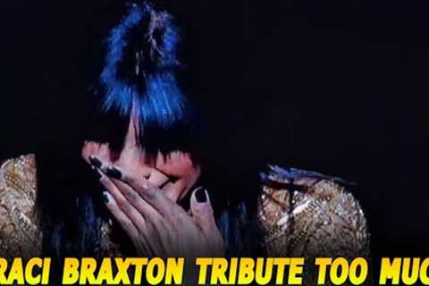 TONI BRAXTON FALLS APART During TRACI BRAXTON TRIBUTE (Too Real For TV)