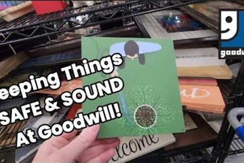 Keeping Things Safe and Sound at Goodwill! - Shop Along With Me - Goodwill Thrift Store