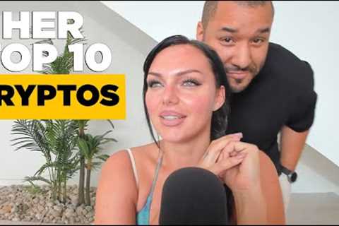 She Took Over My Laptop And Gave Her TOP Crypto PICKS!