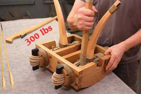 Making a ROMAN CROSSBOW - completely handmade - MANUBALLISTA