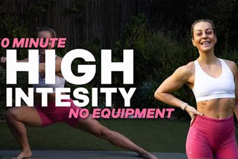 50 MIN HIGH INTENSITY WORKOUT | Full Body Cardio | HIIT | No Weights