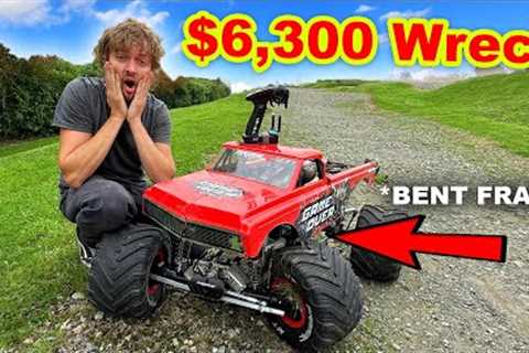 $6,300 RC Car Biggest Wreck Yet **Gutted**