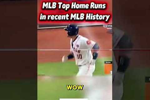 Have You Ever Seen These Monster Home Runs in MLB? 😱!#mlb #baseball #viral