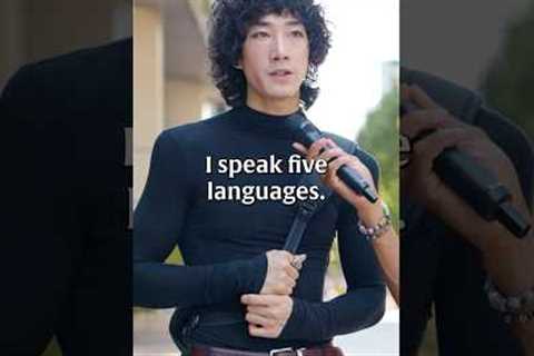 Half Korean Speaking 5 Different Languages Fluently