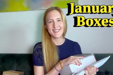 January Subscription Boxes | Mega Unboxing!