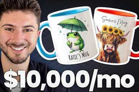 Make $10k/Month Selling Mugs on Etsy (POD Tutorial)