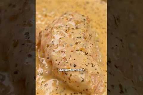 Creamy Garlic Chicken! #garlicsauce #easyrecipe #cooking