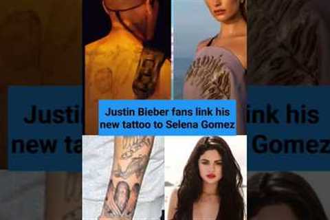 Justin Bieber fans link his new tattoo to Selena Gomez #justinbieber #selenagomez #grammys