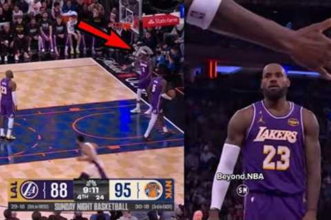 LeBron James Did NOT Like Vando Calling Out His Defense 😳