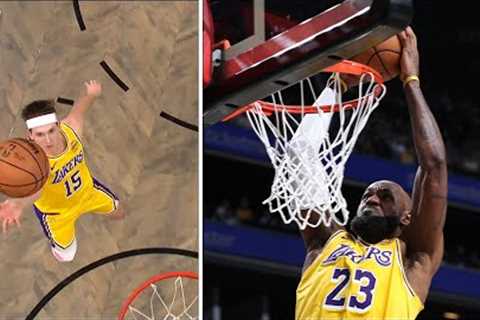 LeBron James Still Doing This 😱 INSANE Dunk Show vs Nets