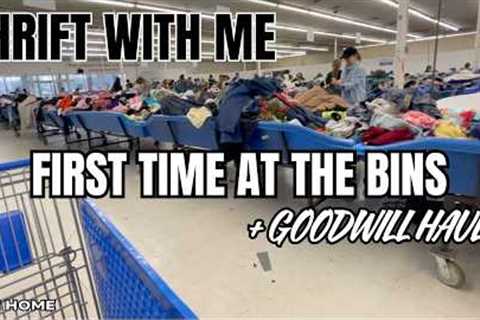 *NEW* Thrift with Me at the GOODWILL BINS! Thrifting HOME DECOR HAUL